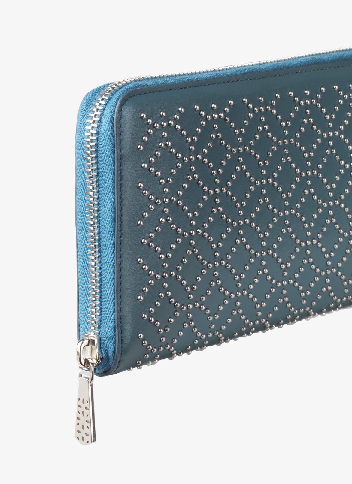 19 Zip-Around Wallet ALAÏA HORIZON BLUE 19 ZIP-AROUND WALLET